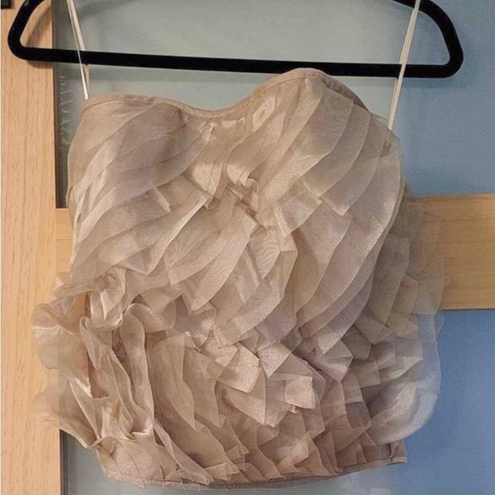 ASOS Corset in Mink Size S